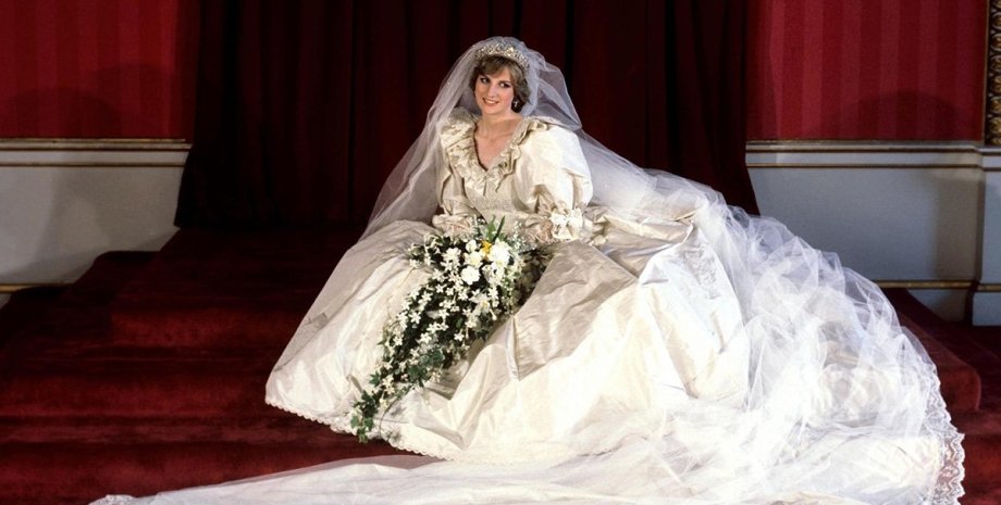 принцесса Диана, платье, свадьба