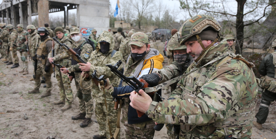 Тероборона ВСУ территориальная оборона добровольцы оружие Галушкин