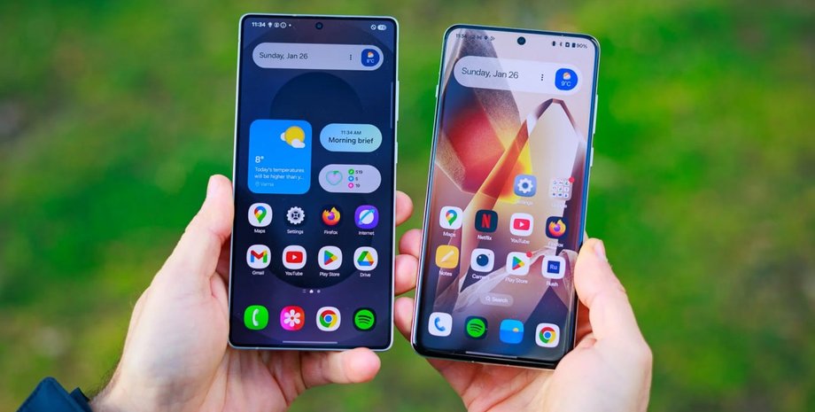 Samsung Galaxy S25 Ultra и OnePlus 13