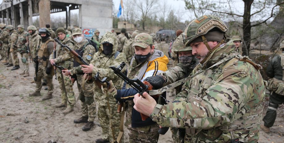 Тероборона ВСУ территориальная оборона добровольцы оружие Галушкин