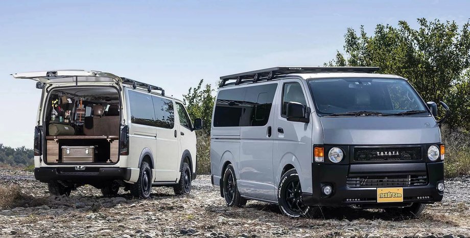 Toyota Hiace 2022, Toyota Hiace H200, Toyota Hiace, тюнинг Toyota Hiace, минивэн Toyota
