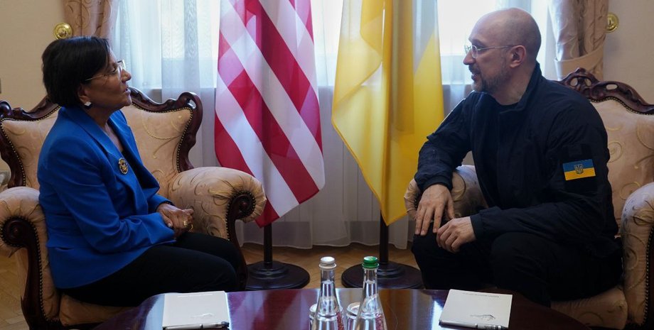 СШ, Пенни Прицкер, Денис Шмыгаль, налоги, Украина, встреча, беседа