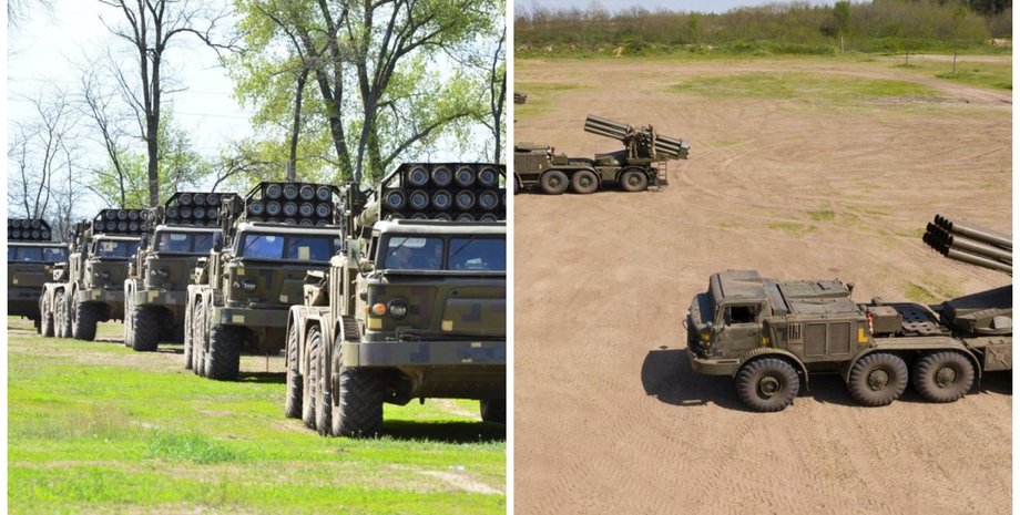 ВСУ, артиллерия ВСУ, РСЗО "Ураган", боевые учения ВСУ, учения ВСУ на админгранице с Крымом