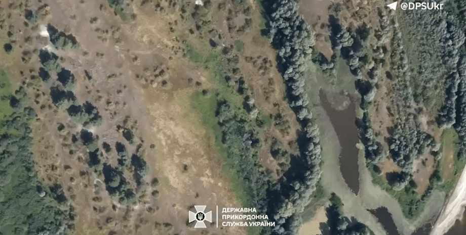 Украинско-белорусская граница с дрона