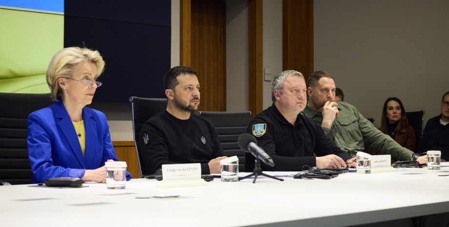 владимир зеленский, урсула фон дер ляйен, онлайн-саммит, трибунал, выступление зеленского