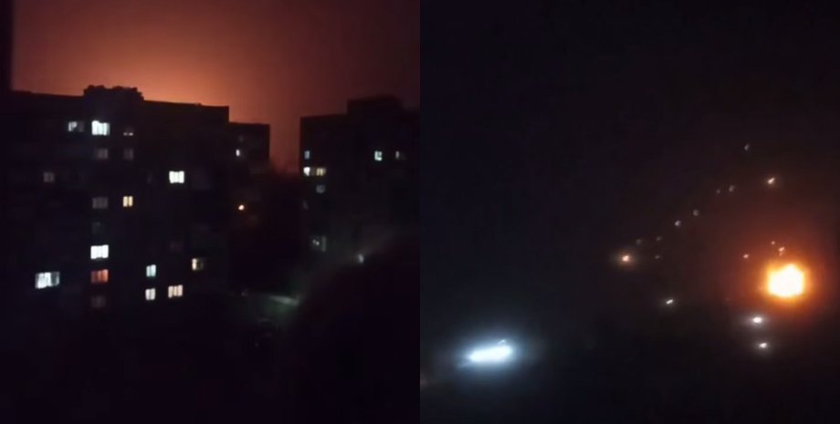 взрывы шахтерск В оккупированном Шахтерске прогремели взрывы: под атакой оказалась нефтебаза