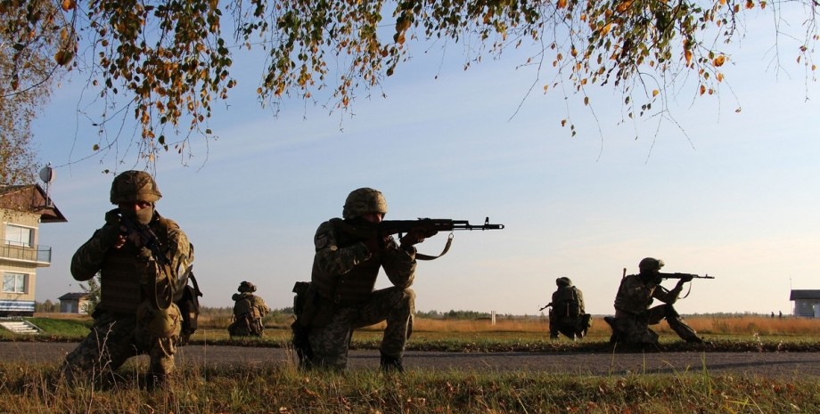 солдаты Украины, тероборона, учения армии Украины, ЗСУ, ВСУ