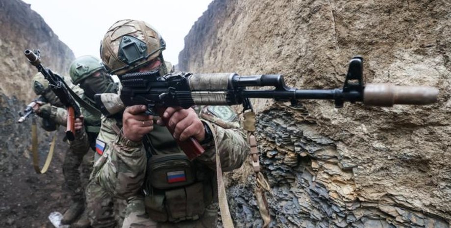 Російські військові під час навчань