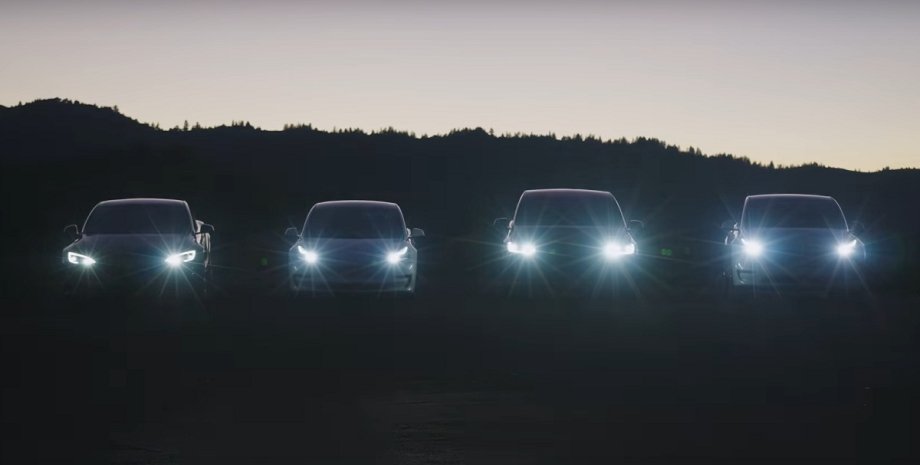 Tesla Щедрик, електромобілі Tesla, Щедрик, S3XY Light Show