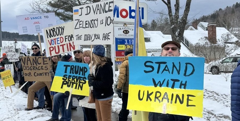 вэнс, джей ди вэнс, вермонт, протесты