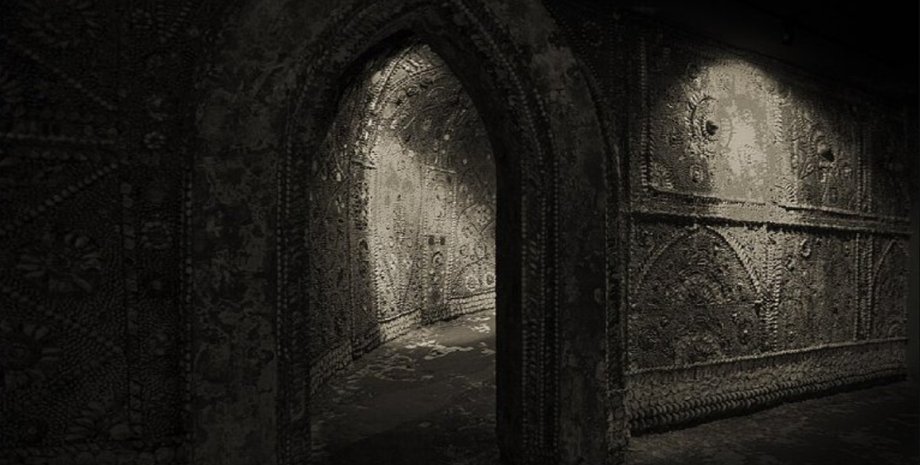 черепашковий грот, таємний грот, тунель