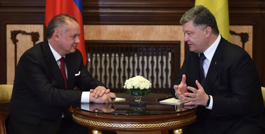 Петр Порошенко и Андрей Киска / Фото пресс-службы президента