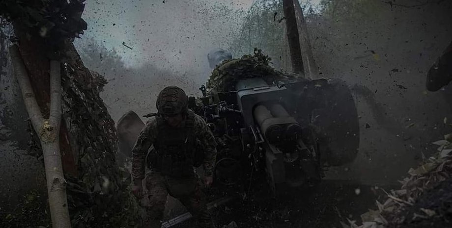 артиллерийский расчет ВСУ