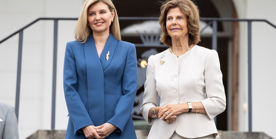 елена зеленская, швеция, королева сильвия