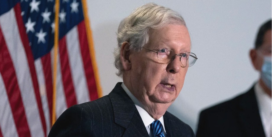 Митч Макконнелл Митч Макконнелл, США, лидер республиканцев, помощь Украине