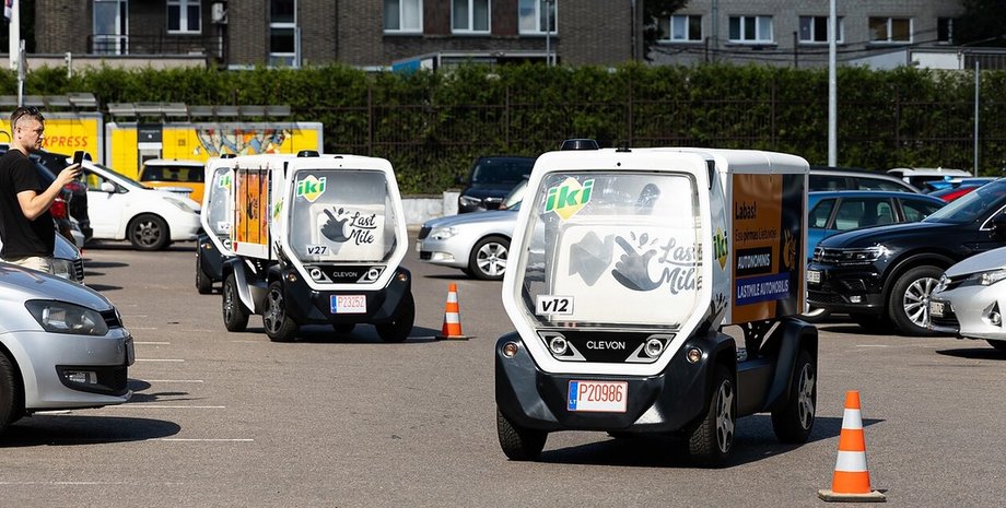 Беспилотники Clevon, беспилотные авто, беспилотная доставка, доставка продуктов, служба доставки