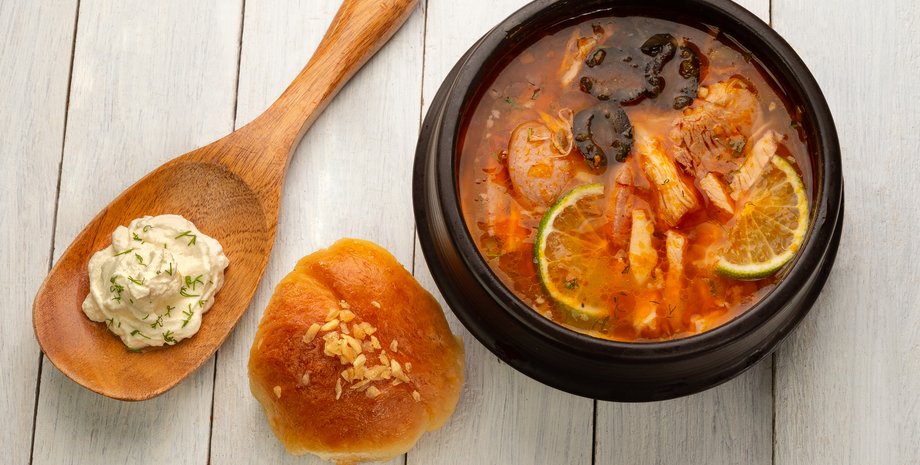 Солянка в грузинському стилі, солянка, солянка рецепт, смачна солянка