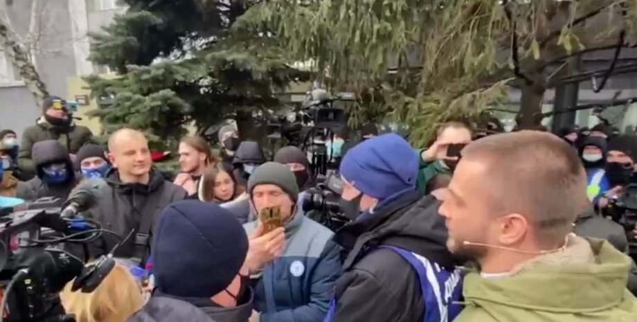 наш, протесты, телеканал, с14, назаров, макс назаров