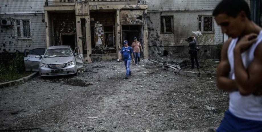 Разрушения в Донецке / Фото: AFP