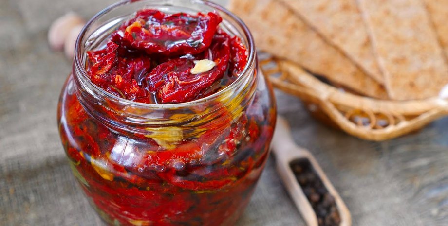 Вяленые помидоры, соленья, соленья помидоры, рецепт вяленых помидоров