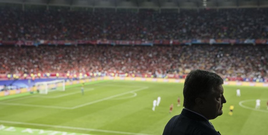 Петр Порошенко на финале Лиги чемпионов в Киеве / Фото: УНИАН