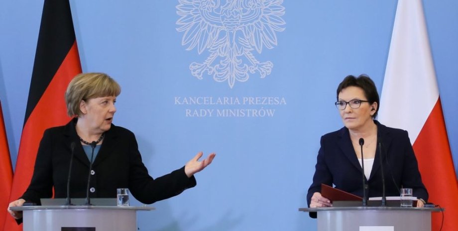 Ангела Меркель и Ева Копач / Фото: "Радио Свобода"