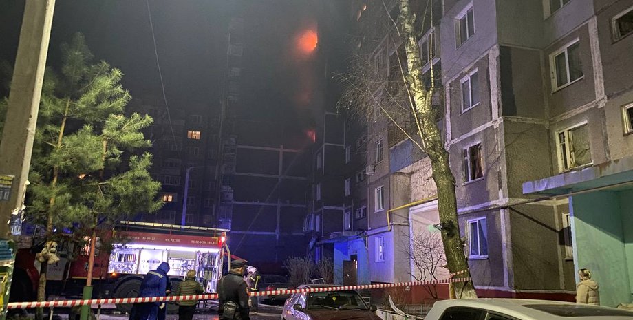 удар по Курску, атака Курск, обстрел Курск, Курск, пожар