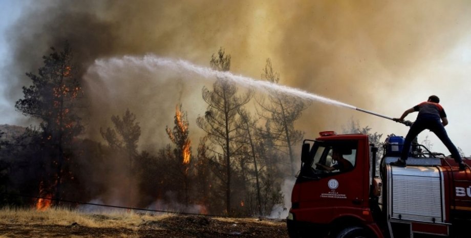 Туреччина, ліси, пожежі,
