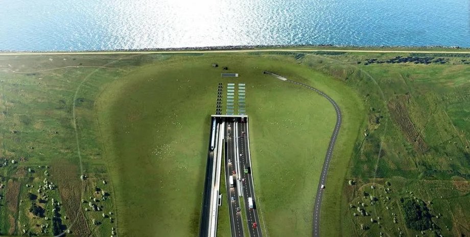 Подводный туннель между Данией и Германией, туннель под балтийским морем, туннель