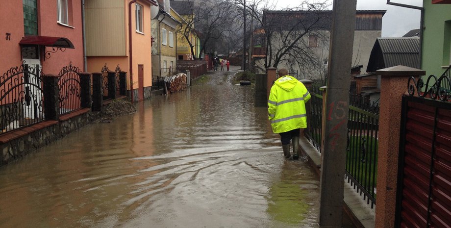 Наводнение на западе Украины / Фото: zaknews.in.ua