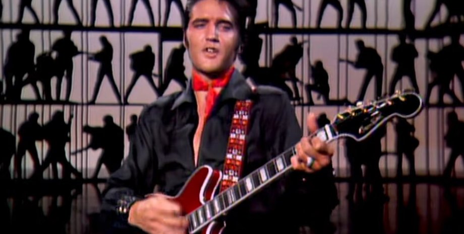 элвис пресли, концерт, гитара