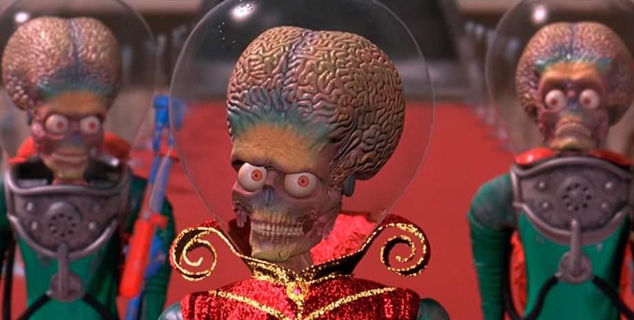 Кадр из фильма "Марс атакует"