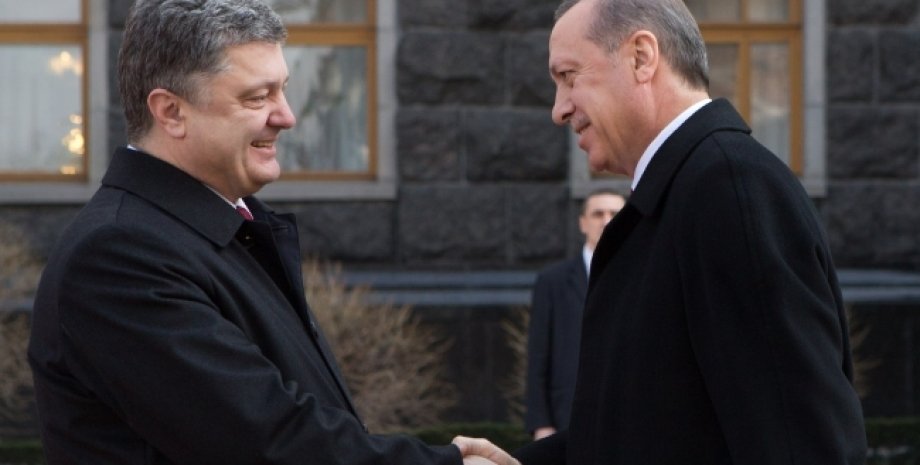 Петр Порошенко и Реджеп Тайип Эрдоган / Фото: пресс-служба президента Украины