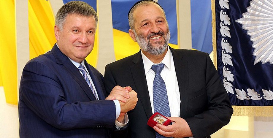 Арсен Аваков и Арие Дери / Фото: МВД