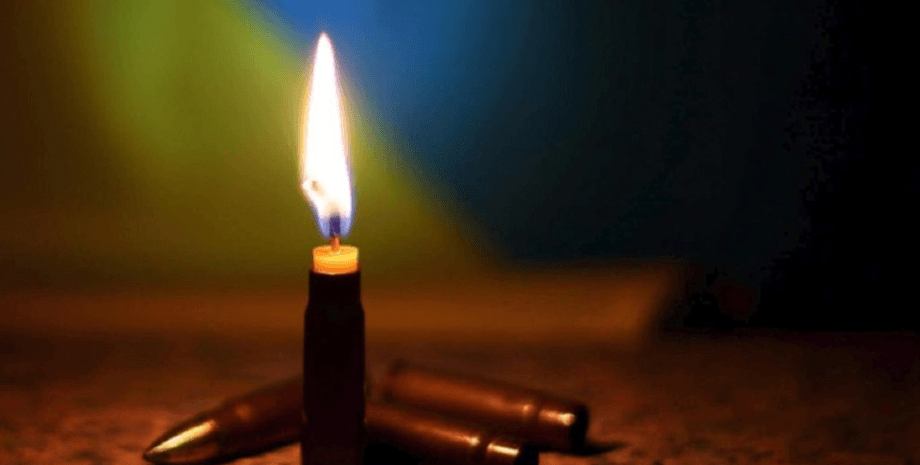 свеча, огонь, флаг