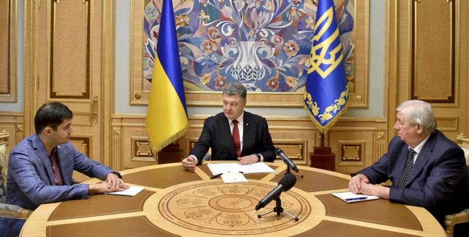 Давид Сакварелидзе, Петр Порошенко и Виктор Шокин