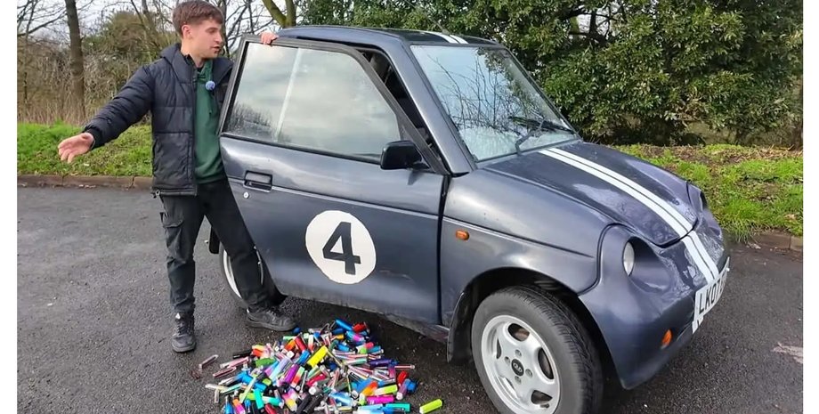 электромобиль и батарейки