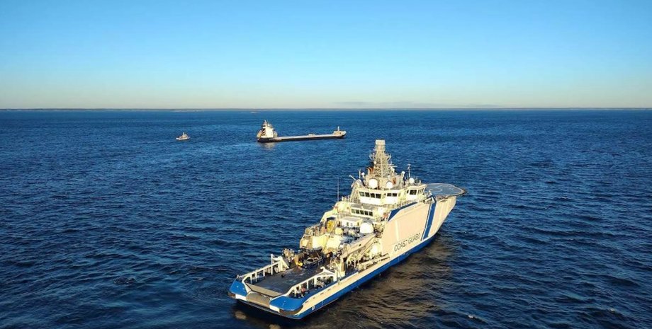 Грузовое судно Fitburg в Финляндии