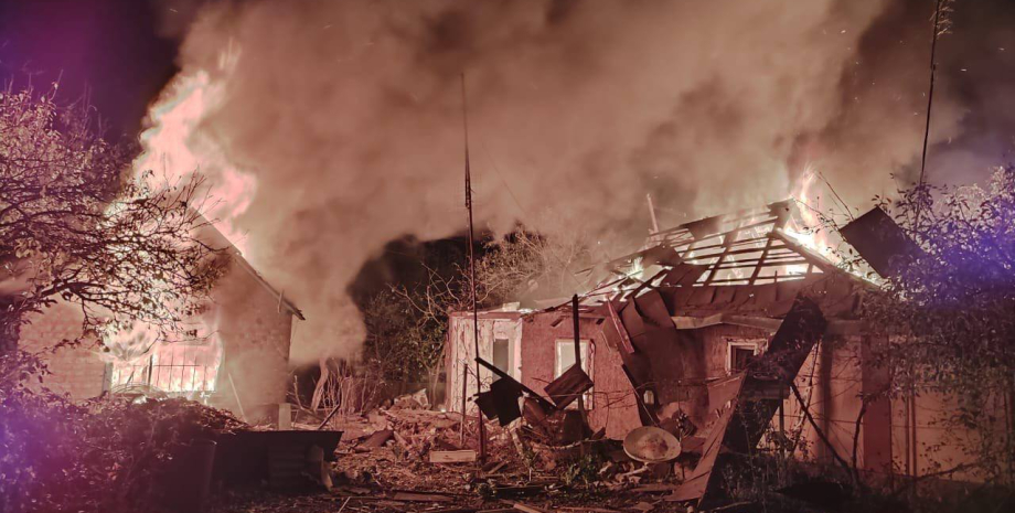 В Полтавской громаде в результате атаки БпЛА пострадали двое гражданских последствия обстрела