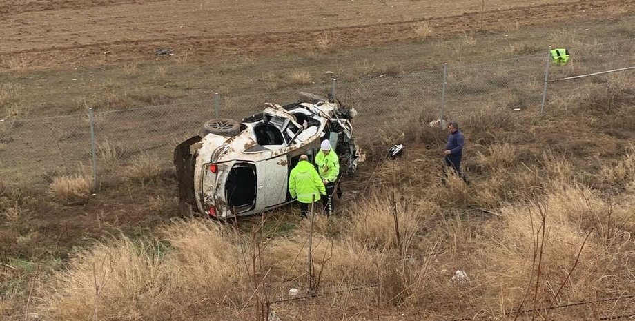 Автомобиль футболиста,  авария