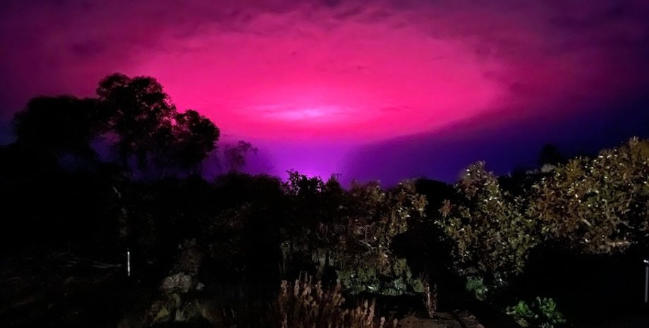 розовое небо, розовое свечение, розовое небо австралия, каннабис австралия, выращивание каннабиса