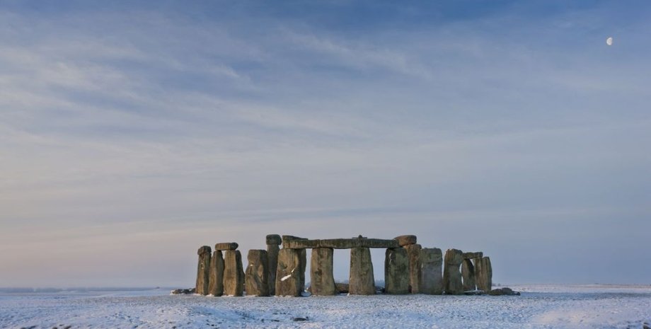 Стоунхендж, древний памятник, камень, дерево