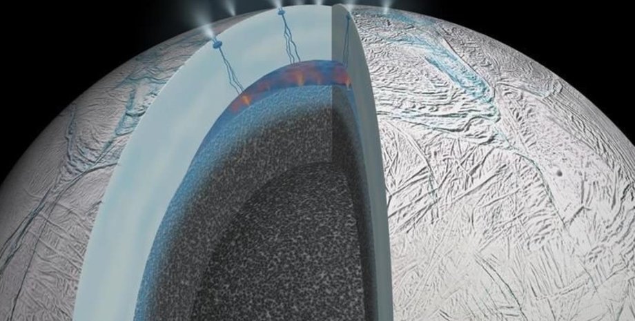 Энцелад / Иллюстрация из открытых источников