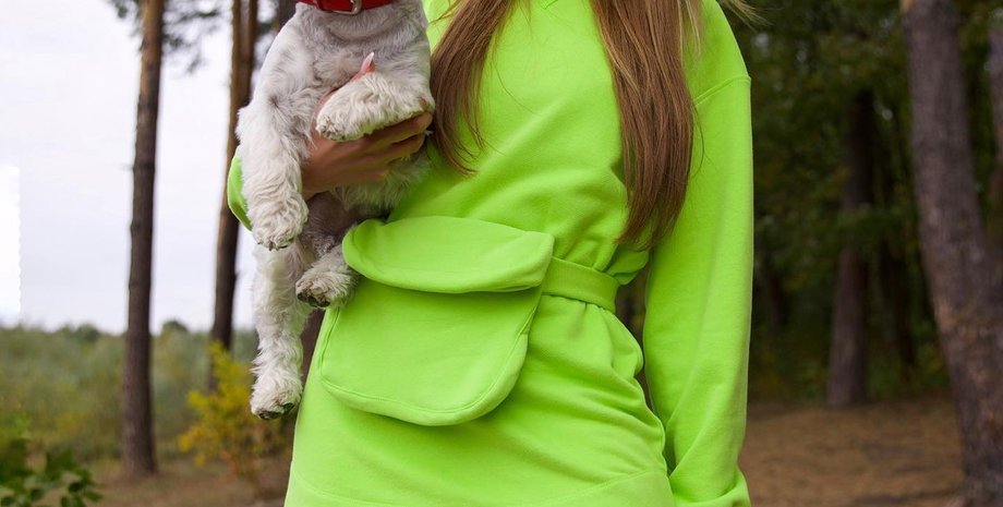 Леся Нікітюк, фотосесія, Рафік, собака