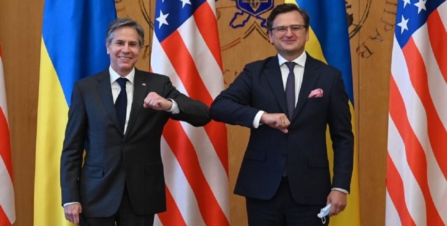 Энтони Блинкен и Дмитрий Кулеба, госсекретарь США, глава МИД Украины, истребители
