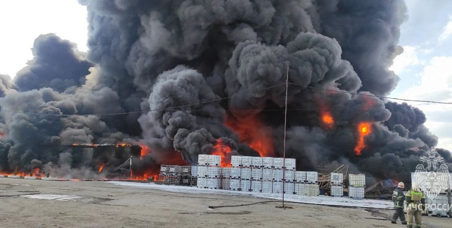 пожар, огонь, пламя, дым, клубы дыма,