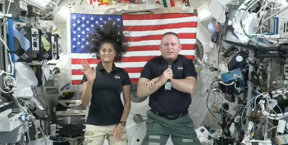 Астронавти NASA Суніта Вільямс Баррі Вілмор