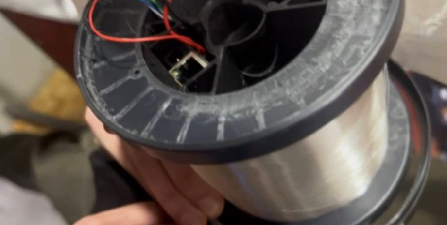 Российский дрон оптоволоконный кабель 10 км