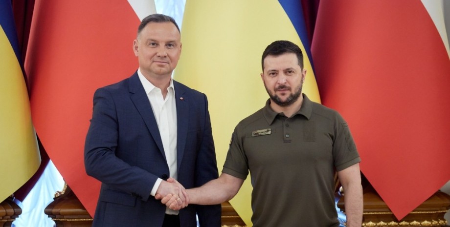 Анджей Дуда и Владимир Зеленский Анджей Дуда, Владимир Зеленский, фото