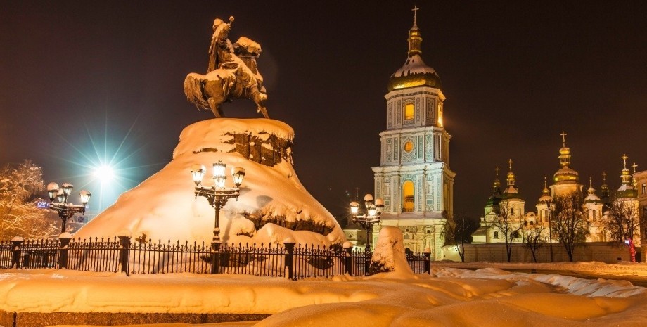 погода, Україна, зима, 8 січня, снігопад, вітер